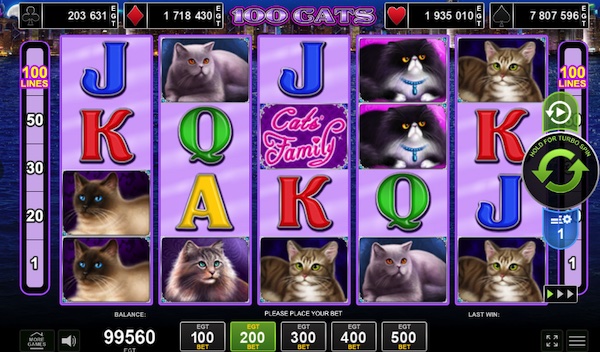100 cats slot